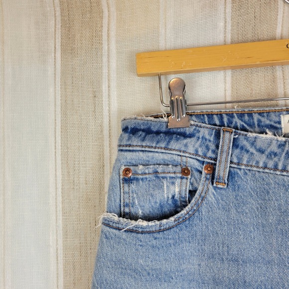 Abercrombie & Fitch Curve Love The 80s Mom High Rise Jeans Blue Size 29/8S - Picture 2 of 11